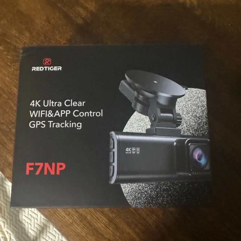 NEW—NEVER BEEN USED.  REDTIGER Dash Cam Front Rear, 4K/2.5K Full HD - Picture 4 of 5